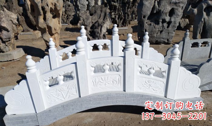 嘉兴公园汉白玉石拱桥 (6)