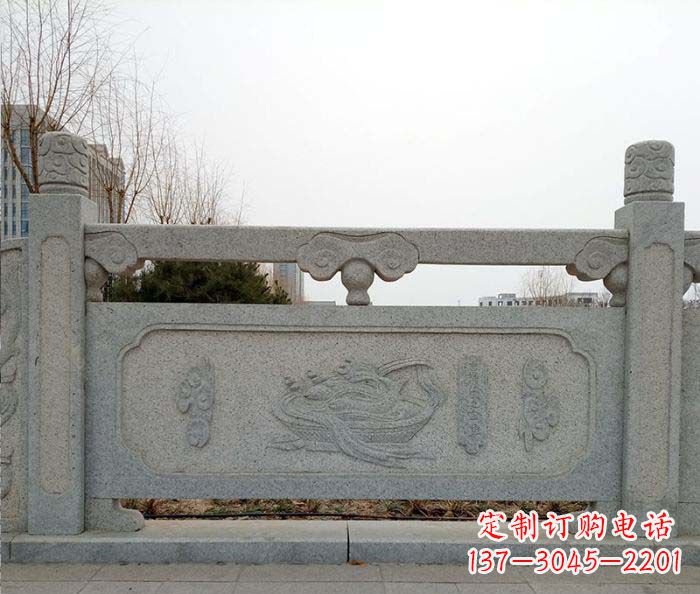 嘉兴公园户外栏板石雕