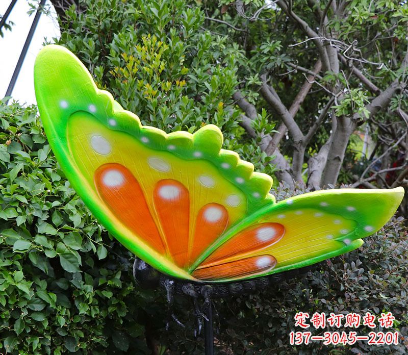 嘉兴玻璃钢仿真蝴蝶雕塑
