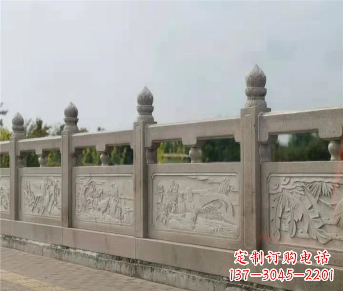 嘉兴泰山大理石浮雕栏板雕塑