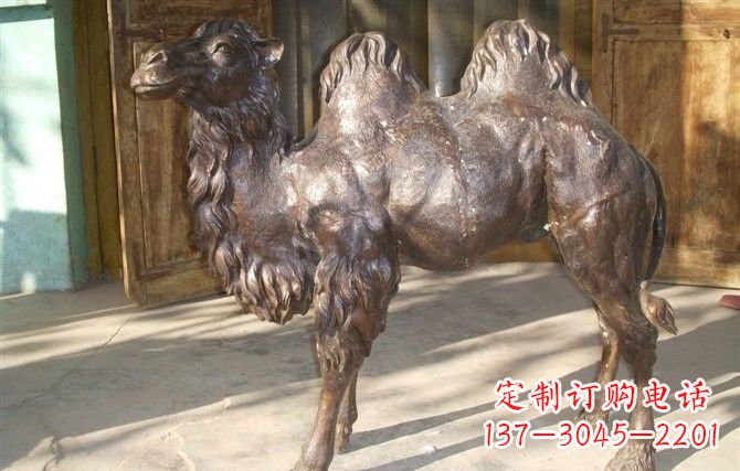 嘉兴静谧与动感并存,宁州中领雕塑定制骆驼铜雕