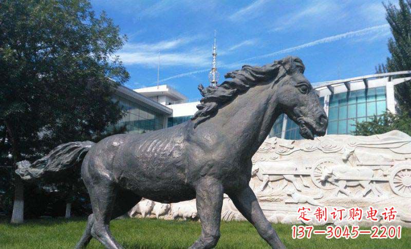 嘉兴马动物铜雕塑
