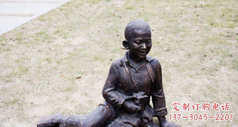 嘉兴儿童景观铜雕