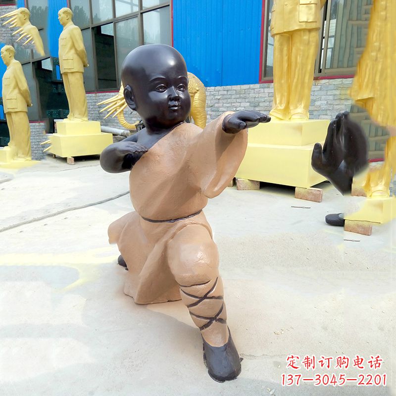 嘉兴功夫小和尚雕塑