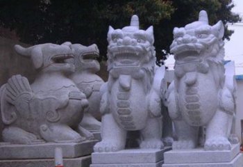 嘉兴古典独角兽石雕