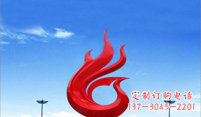 嘉兴优雅定制,高贵不锈钢凤凰雕塑