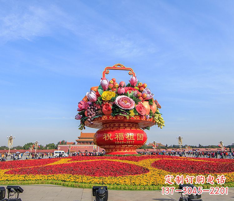 嘉兴大型不锈钢花篮雕塑，艺术缔造美好景观