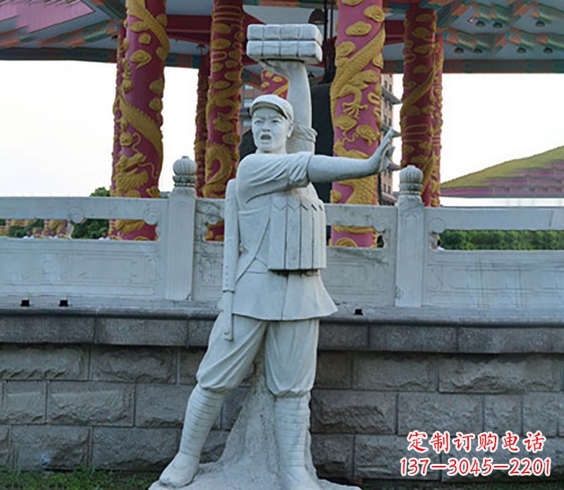 嘉兴董存瑞石雕:一种传承精湛工艺的艺术品