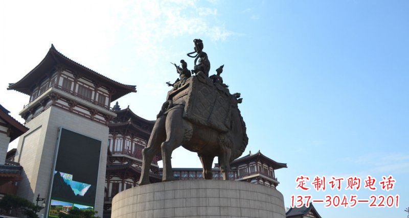 嘉兴古典经典,丝绸柔情骆驼雕塑
