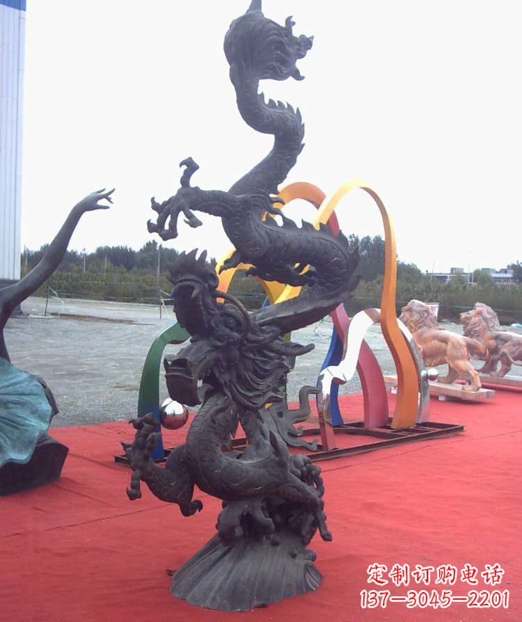 嘉兴广场神龙铜雕