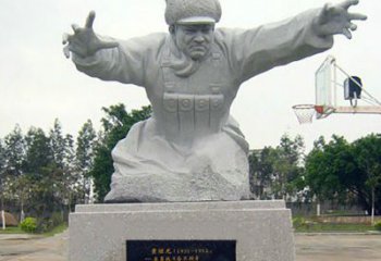 嘉兴中领雕塑|专业制作黄继光石雕