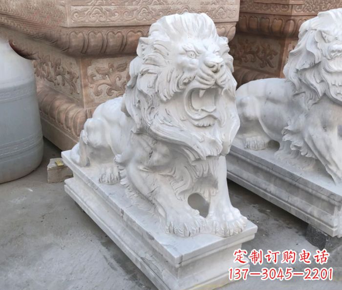 嘉兴西洋狮子雕塑,装点家门口