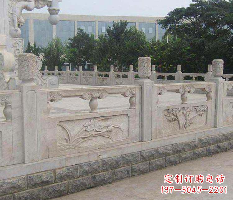 嘉兴景区大理石栏板石雕 (5)