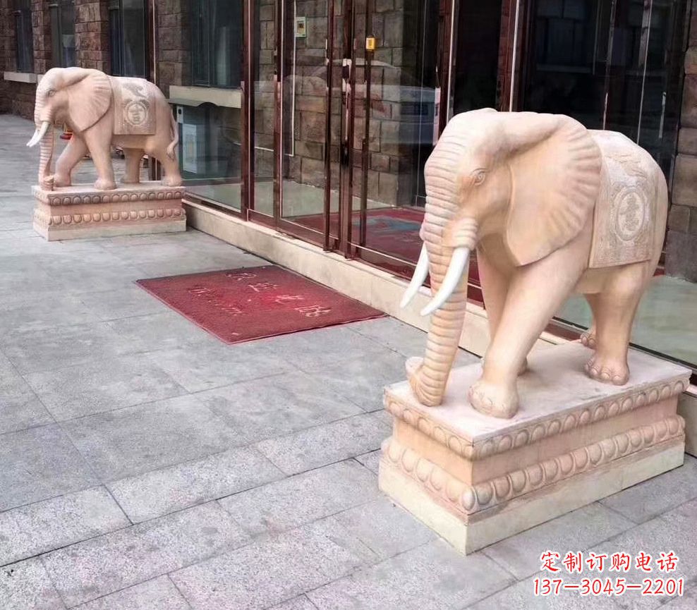 嘉兴中领雕塑--精美大象雕塑