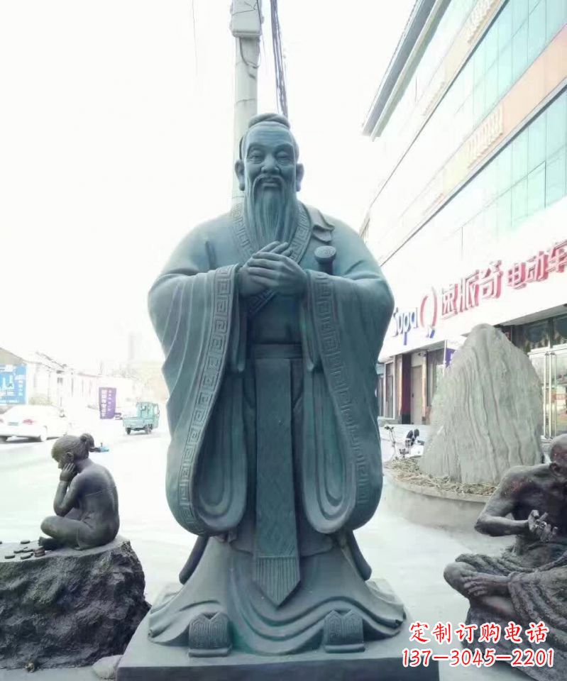 嘉兴拥有传统文化气息的精美孔子雕像