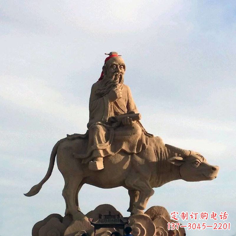 嘉兴老子骑牛雕像