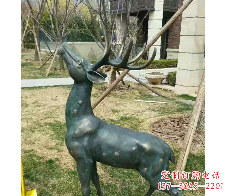 嘉兴梅花鹿雕塑——把大自然的魅力带入你的家