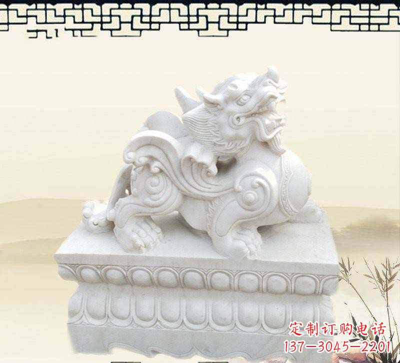 嘉兴门口招财貔貅石雕
