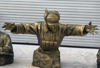 嘉兴黄继光铜雕是由中领雕塑定制的精致作品。中…