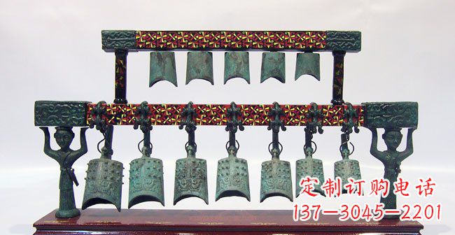 嘉兴青铜编钟古代乐器雕塑