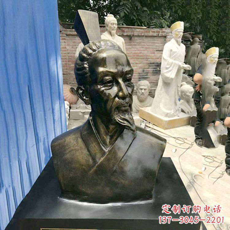 嘉兴屈原雕塑仿铜头像,让您享受美好的艺术之美
