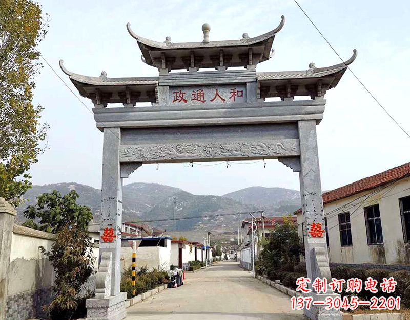 嘉兴全球领先的石雕牌楼雕塑定制服务