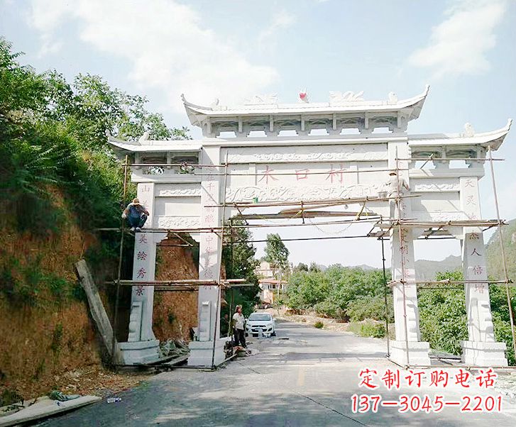 嘉兴牌楼雕塑——营造品质生活