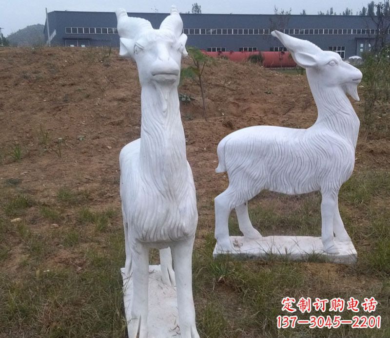 嘉兴石雕羊动物雕塑