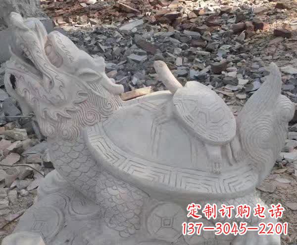 嘉兴石雕招财神兽龙龟
