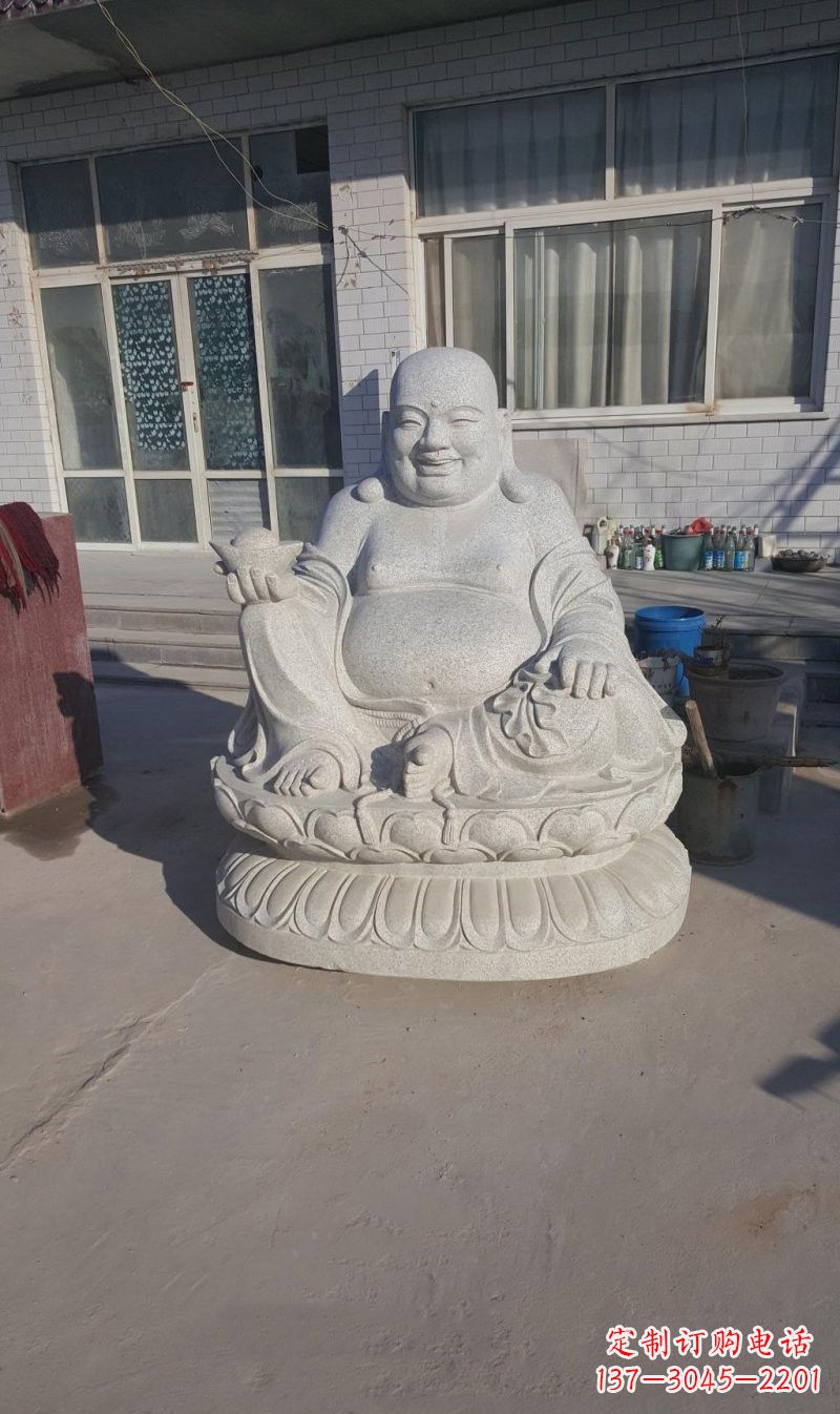 嘉兴石雕坐式弥勒佛