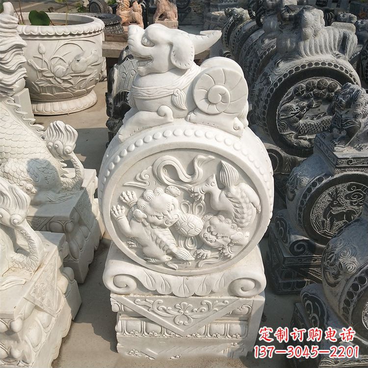 嘉兴石门墩石雕