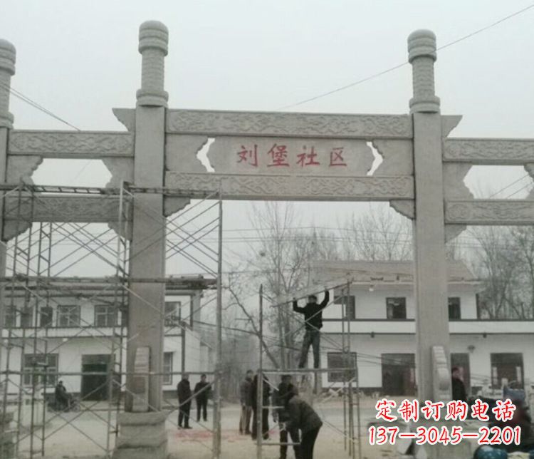 嘉兴石牌坊道路石雕