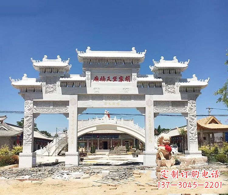 嘉兴石牌坊的雕刻