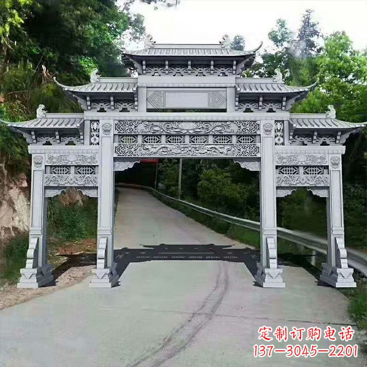 嘉兴石牌楼青石牌坊