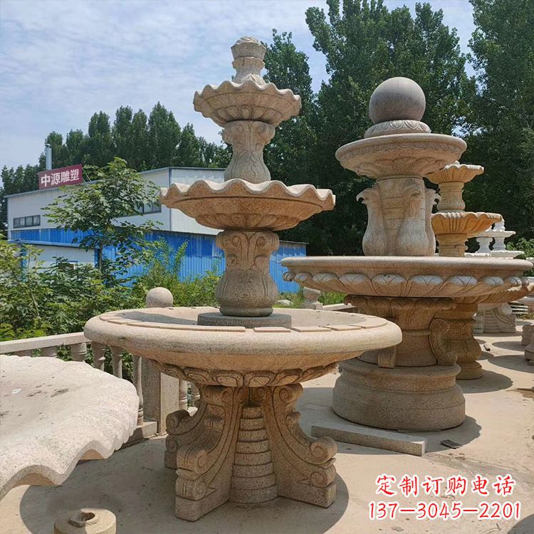 嘉兴石喷泉 石雕刻