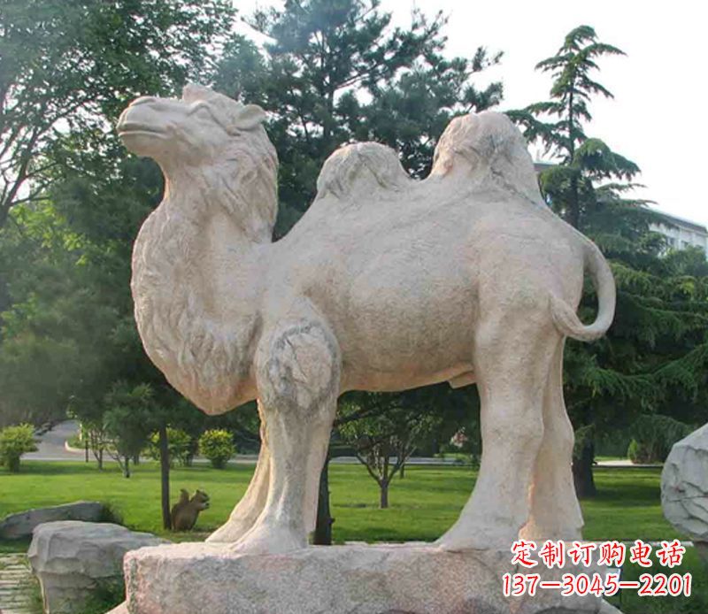 嘉兴石头骆驼雕塑
