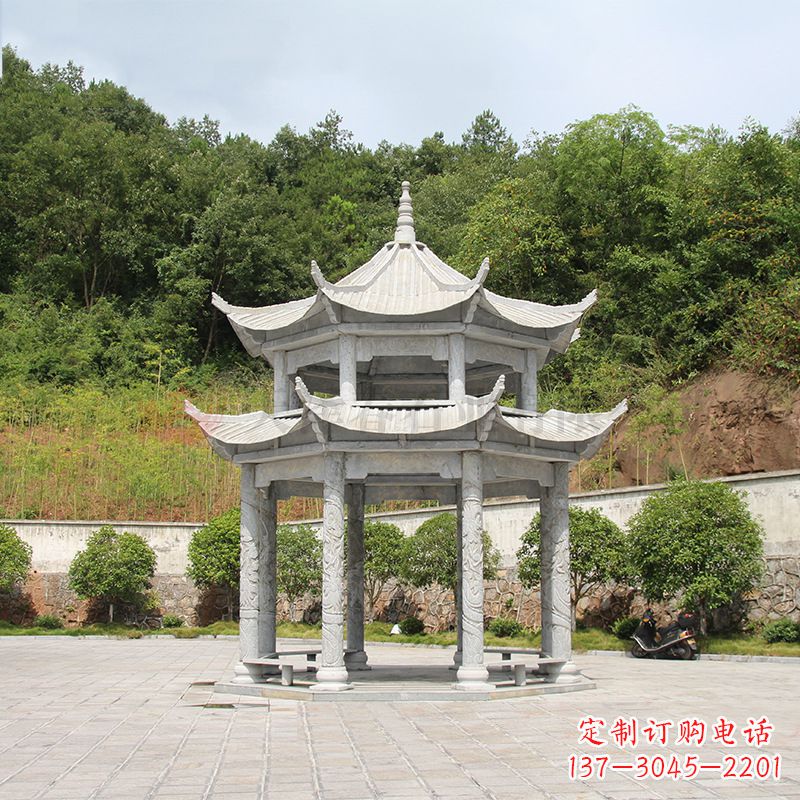 嘉兴双层庭院石凉亭