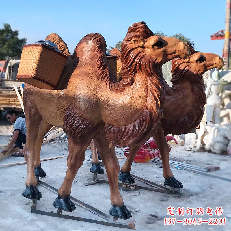 嘉兴丝绸之路仿真骆驼雕塑