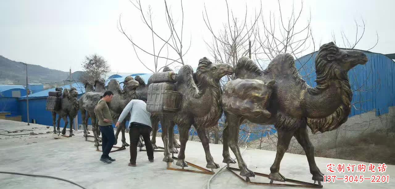 嘉兴丝绸之路骆驼雕塑