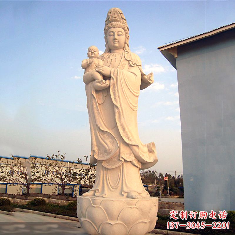 嘉兴送子观音石雕