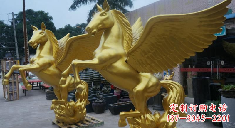 嘉兴铜雕飞马
