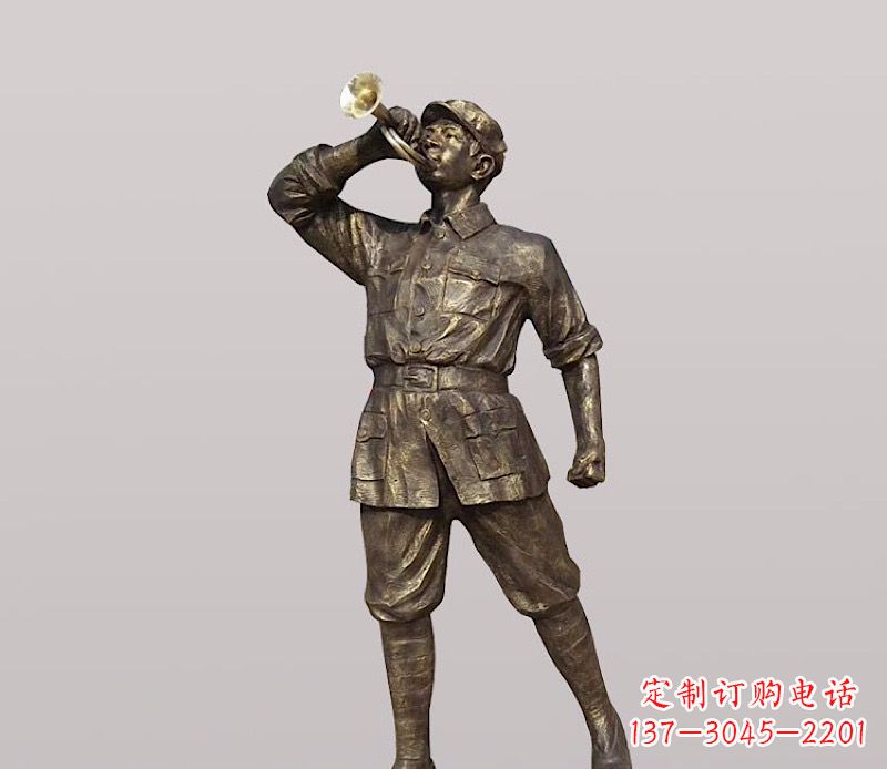 嘉兴铜雕解放军战士