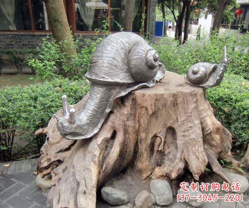 嘉兴铜雕母子蜗牛