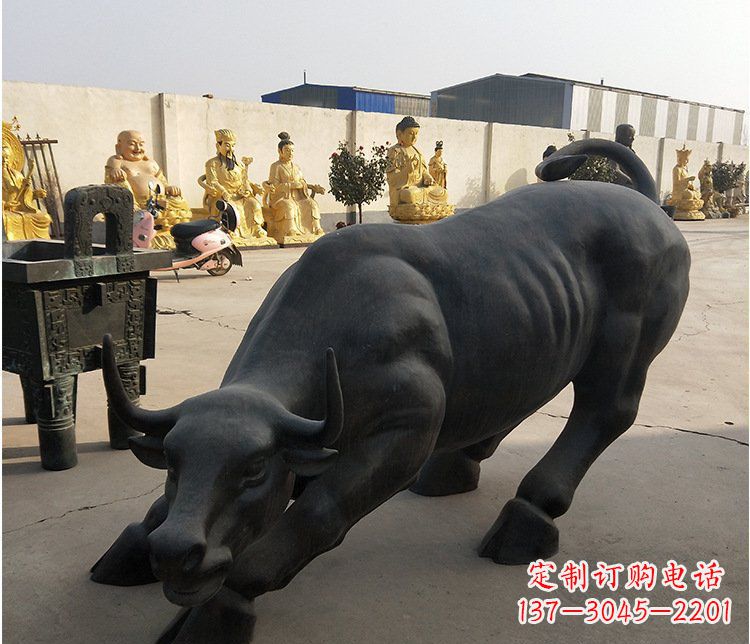 嘉兴铜雕牛广场动物景观摆件 (6)
