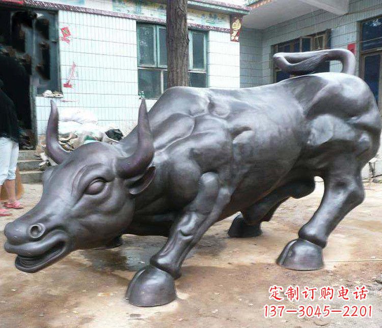 嘉兴铜雕牛广场动物景观摆件 (3)