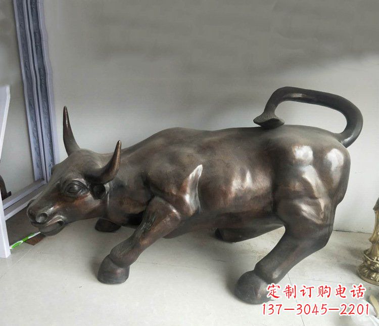嘉兴铜雕牛广场动物景观摆件