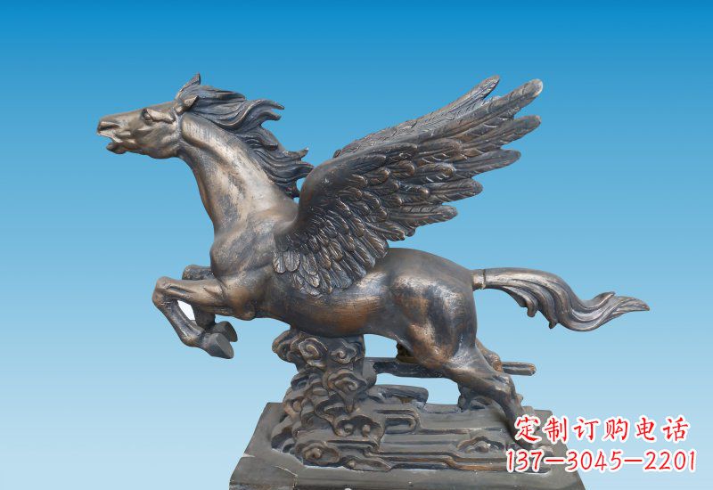 嘉兴铜雕企业飞马