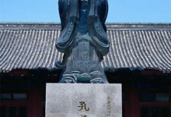 嘉兴传承古代文化——青铜孔子雕塑