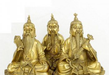 嘉兴三清祖师神像铜雕，古典经典展现