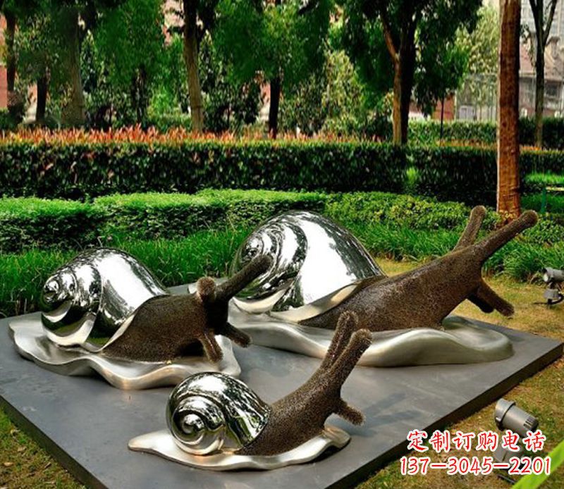 嘉兴蜗牛雕塑不锈钢